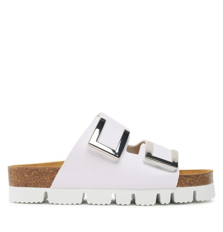 Дамски джапанки Brinkmann - 302052158 - Екокожа - Бели - Бял DrBrinkmann