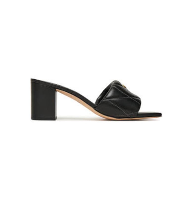 Дамски джапанки - CAS87 -  Естествена кожа - Черен Coach