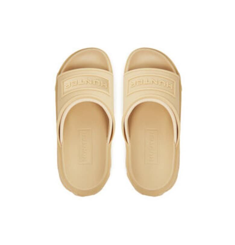 Дамски джапанки - HFRU0007251 -  Синтетични - Бежови - Бежов Hunter