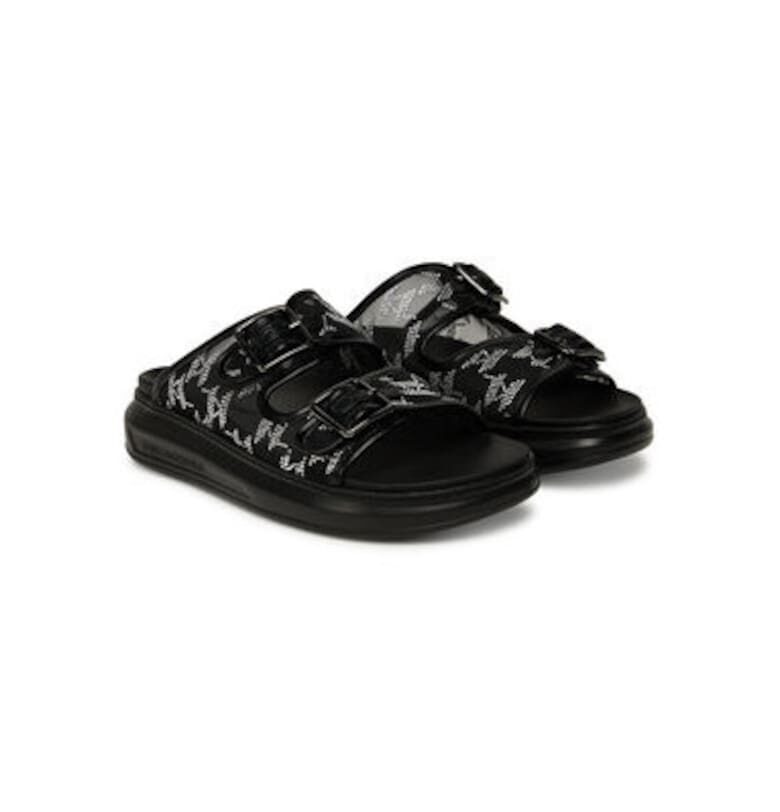 Дамски джапанки - KL62505A -  Текстил - Черен Karl Lagerfeld