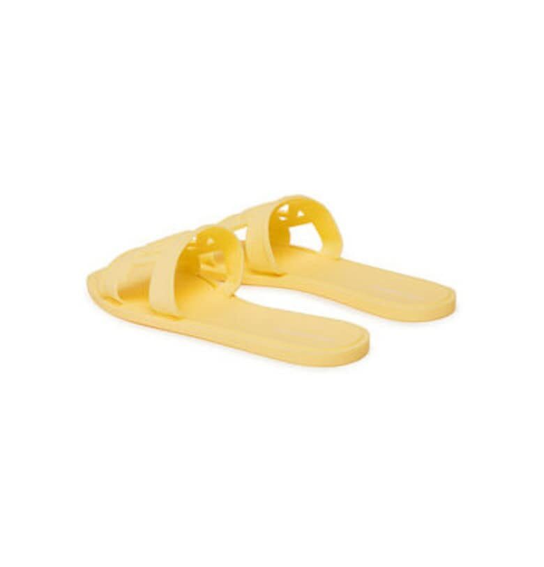 Дамски джапанки - KL80005T -  Синтетика - Жълт Karl Lagerfeld