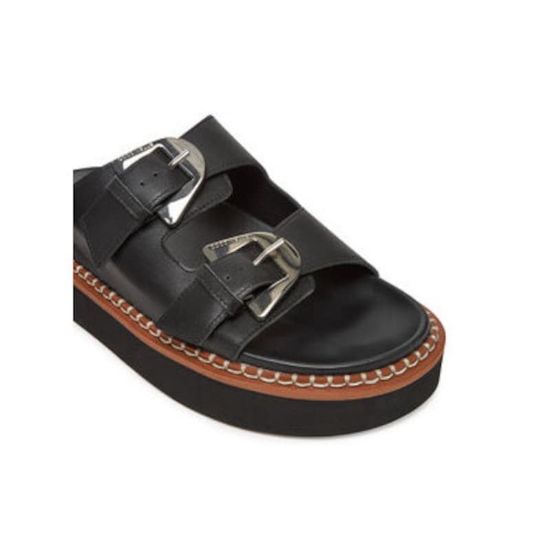 Дамски джапанки - SOF 17 03 01 001 -  Естествена кожа - Черен COCCINELLE