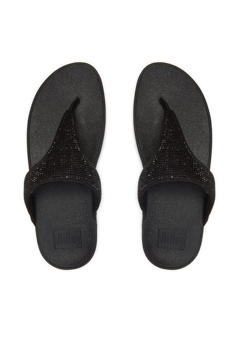 Дамски джапанки - чехли - сабо 303870881 - Текстил - Черен Fitflop