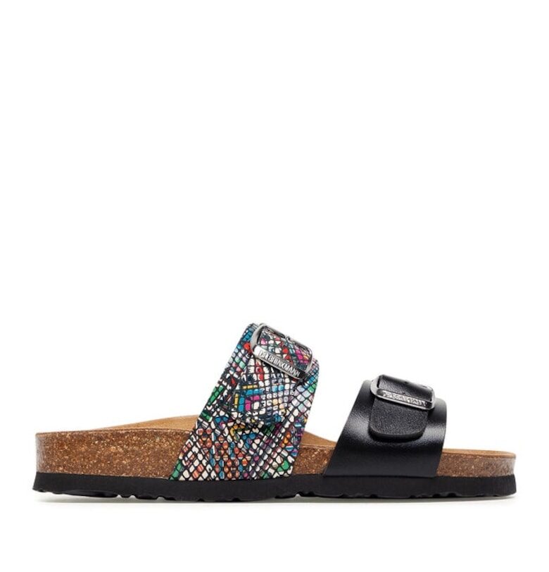 Дамски джапанки - чехли - сабо Brinkmann - 208346115 - Екокожа - Черни DrBrinkmann