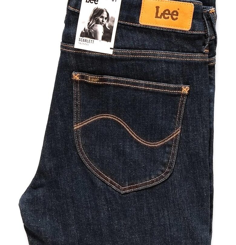 Дамски дънки -  26840-44 - Памучни - Дълги - Petite - Дънкови - W26-L33 US - Сини Lee