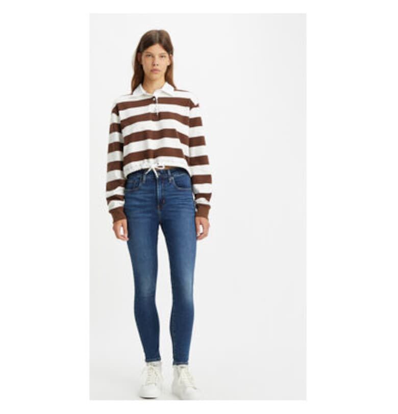 Дамски дънки  303341527 - Памук - Син - Син Levis