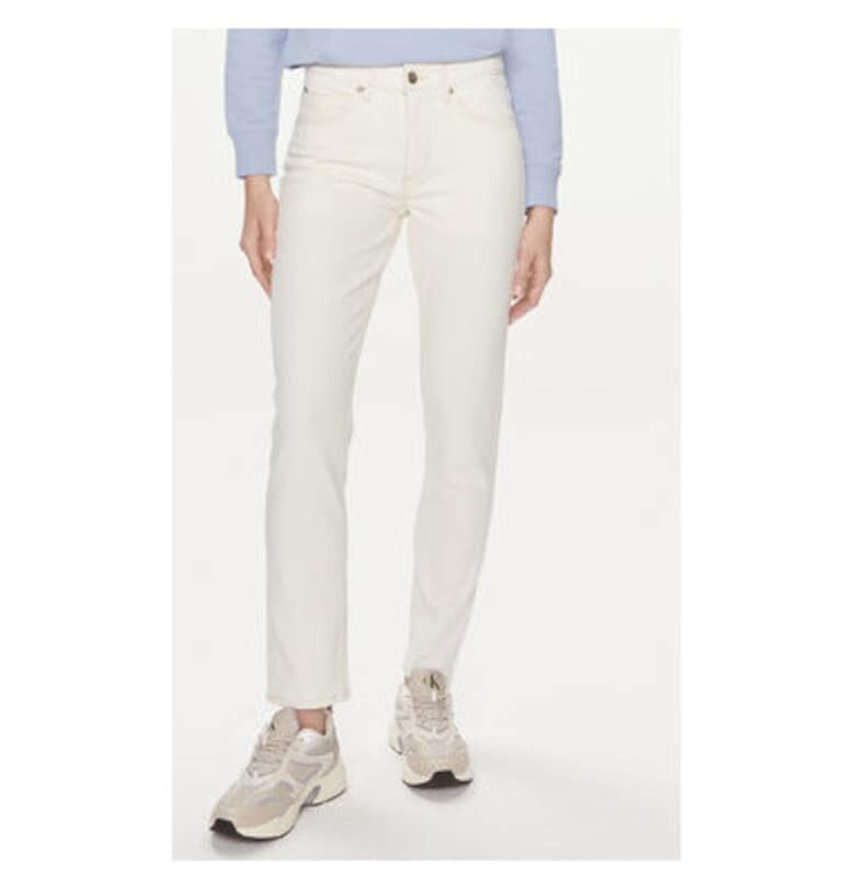 Дамски дънки -  303592554 - Памук - лиосел - W28-L33 US - Бели Lee