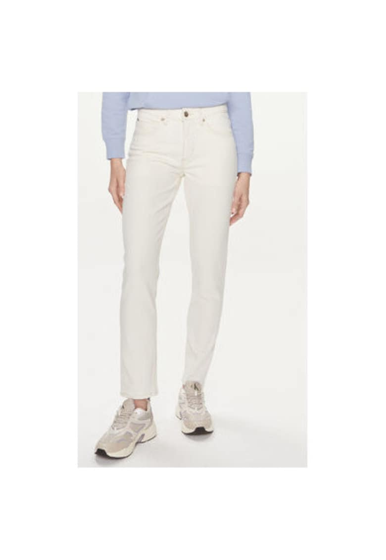 Дамски дънки - 303592554 - Памук - лиосел - W28-L33 US - Бели Lee