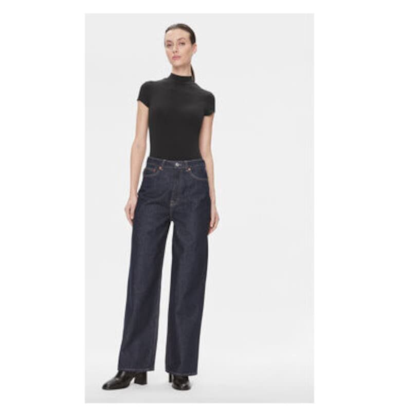 Дамски дънки -  303646776 - Органичен памук - Син - Син Samsoe Samsoe