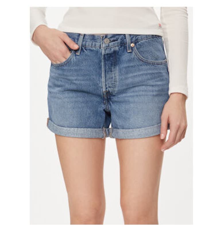 Дамски дънки -  303866372 - Памук - 24 US - Син Levis