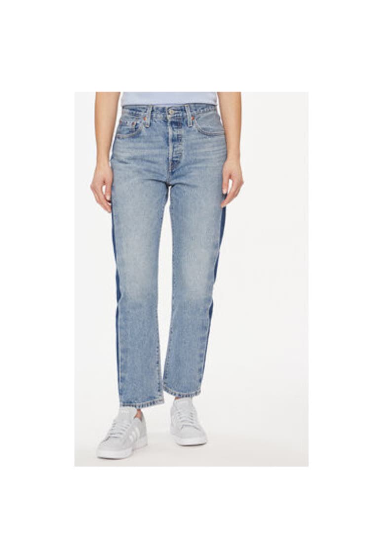 Дамски дънки - 303866389 - Памук - Син - Син Levis