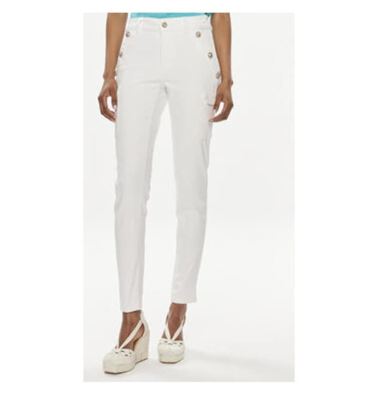 Дамски дънки  303918613 - Памук - Полиестер - Бежов - Бежов Morgan