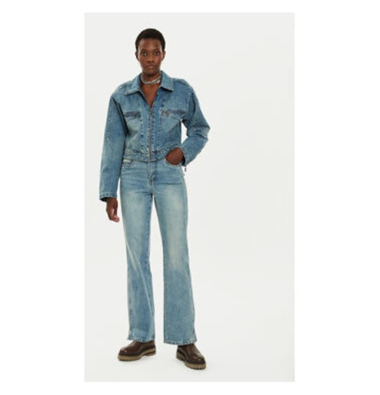 Дамски дънки -  304135019 - Памук - Син - Син GESTUZ