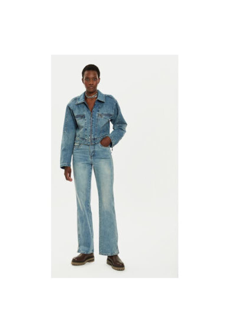 Дамски дънки - 304135019 - Памук - Син - Син GESTUZ