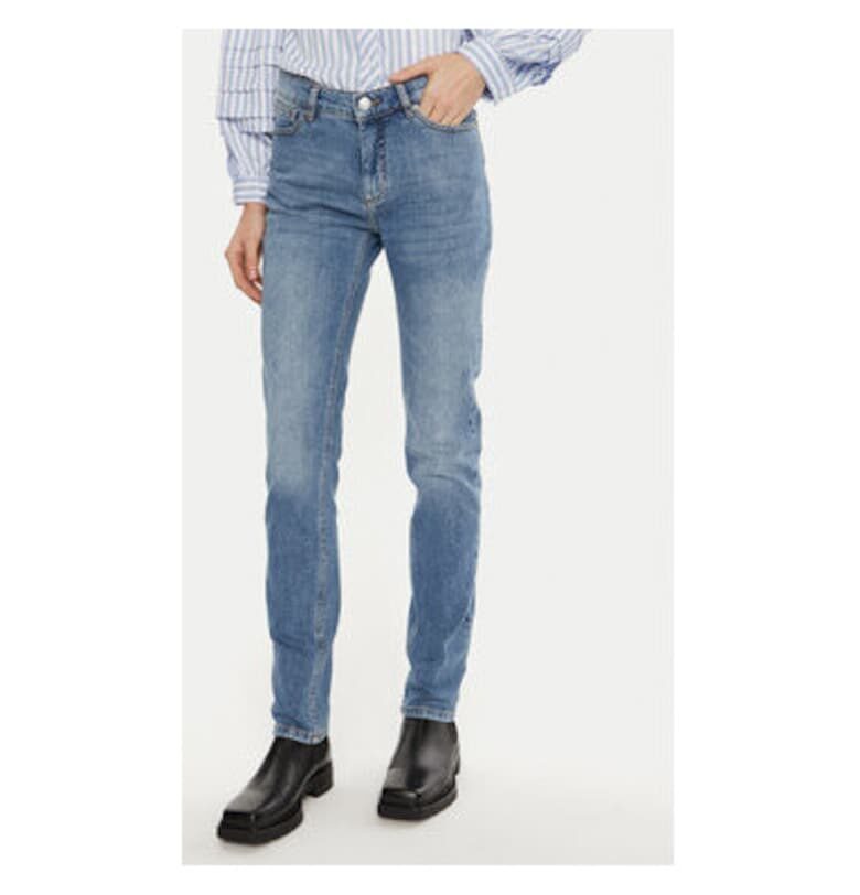 Дамски дънки -  304135392 - Органичен памук - Син Munthe