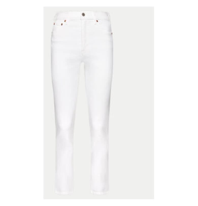 Дамски дънки -  304144769 - Памук/Полиестер - Бели - Бял GAP