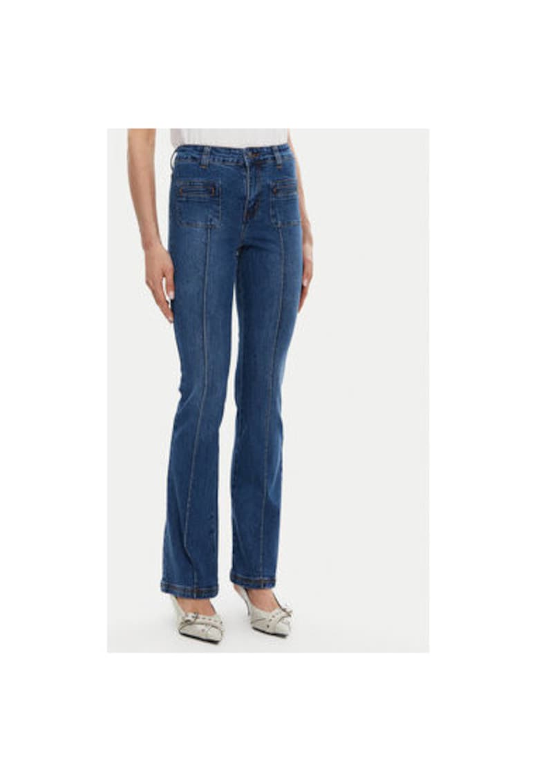 Дамски дънки - 304772559 - Памук - Син - Син Silvian Heach