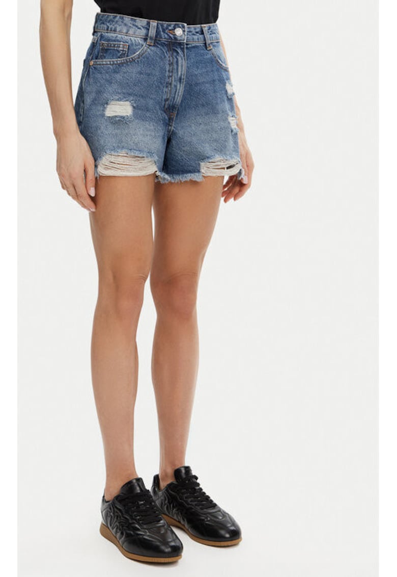 Дамски дънки - 304772597 - Памук - Син - Син Silvian Heach