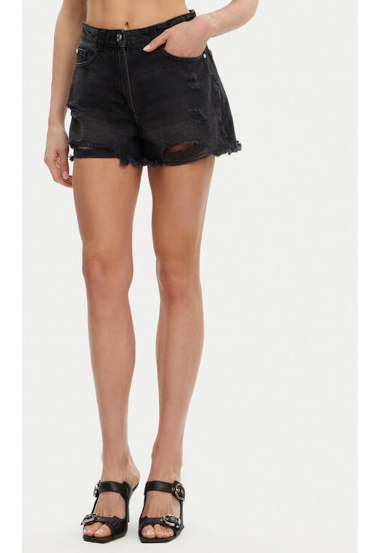 Дамски дънки - 304772603 - Памук - Черен - Черен Silvian Heach