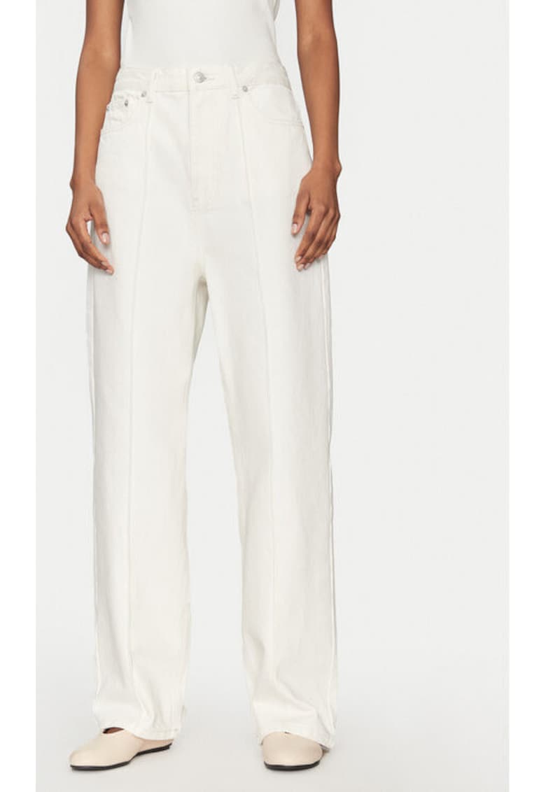 Дамски дънки - 305138668 - Памук - Бели - Бял 2ndday