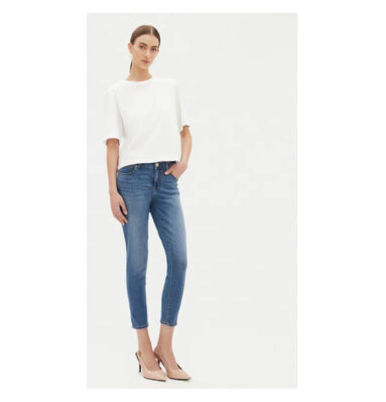 Дамски дънки -  305170859 - Памук - Син - Син Fracomina