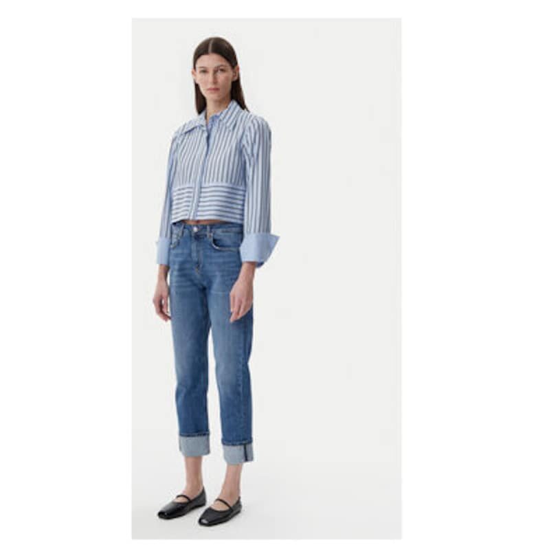 Дамски дънки -  305405555 - Памук - Син - Син VICOLO