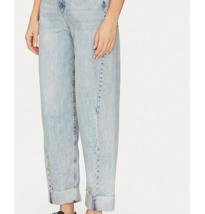 Дамски дънки -  305405609 - Памук/Полиестер - Син - Син VICOLO