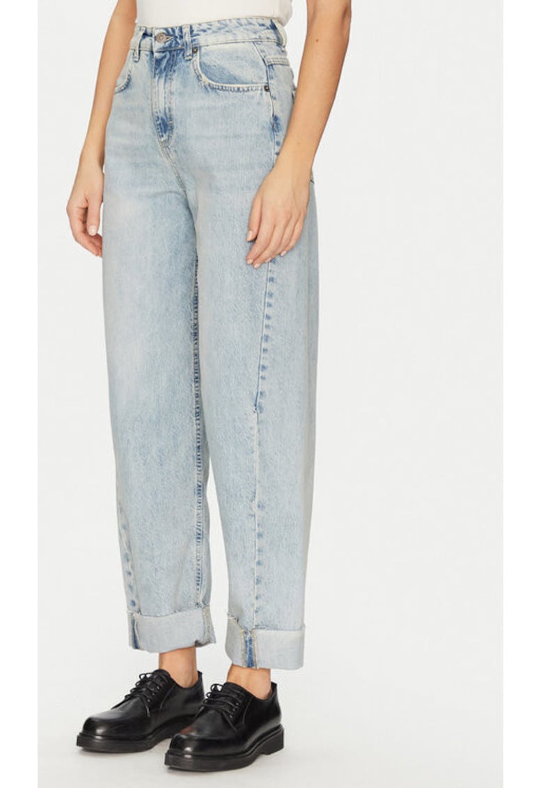 Дамски дънки - 305405609 - Памук/Полиестер - Син - Син VICOLO