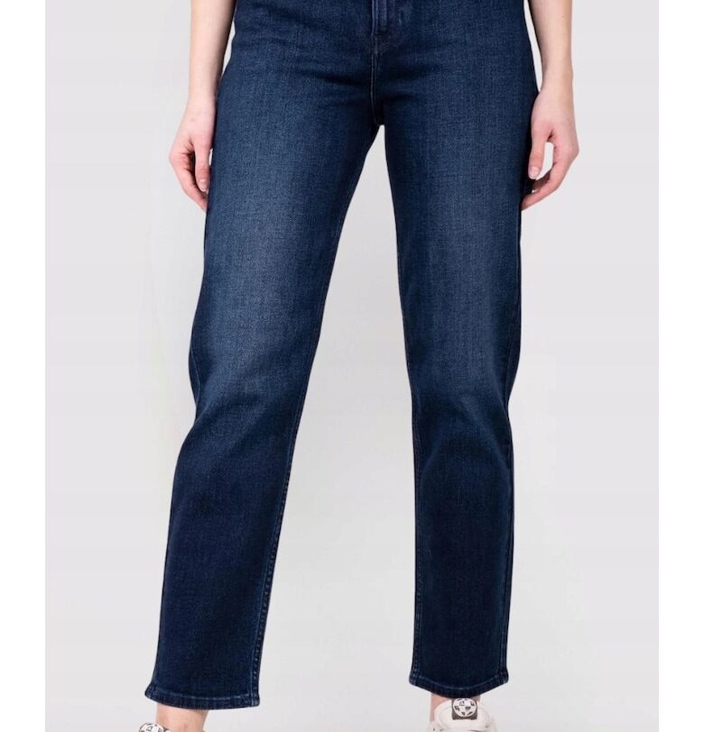 Дамски дънки  Carol - памук/еластан - висока талия - тъмносин Lee