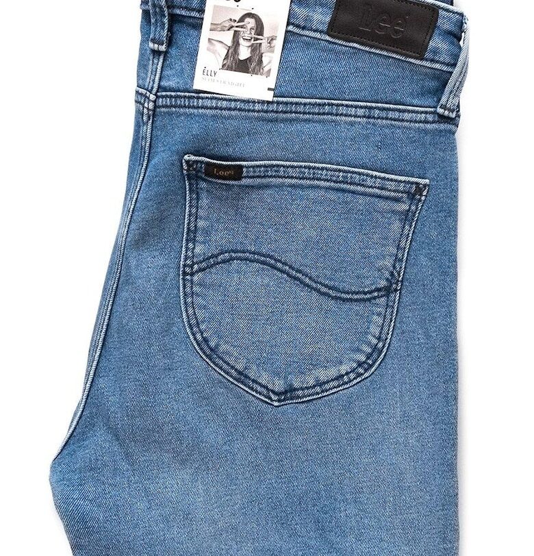 Дамски дънки -  Elly - 15923-46 - Памучни - Дълги - Petite - Дънкови - W28-L33 US - Сини Lee