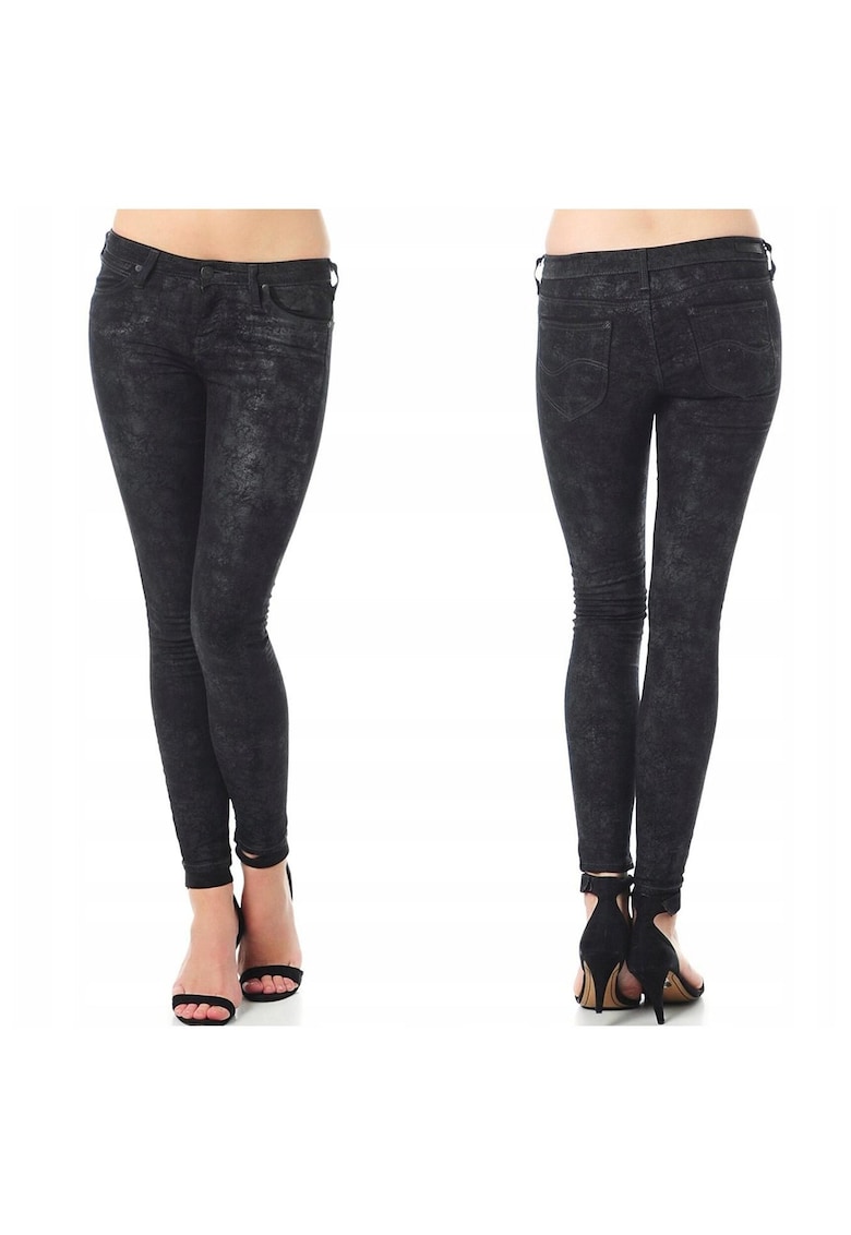 Дамски дънки - Scarlett - 1187-26 - Памучни - Дълги - Petite - Дънкови - W24-L31 US - Черни Lee