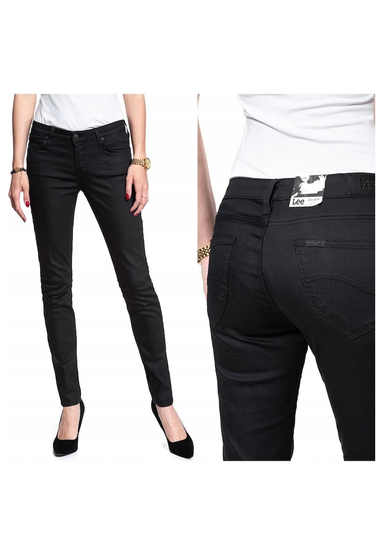 Дамски дънки - Scarlett - 6155-43 - Памучни - Дълги - Petite - Дънкови - W25-L33 US - Черни Lee