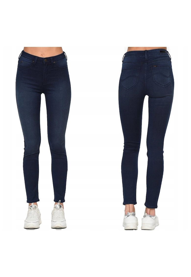 Дамски дънки - Skyler - 6153-26 - Памучни - Дълги - Petite - Дънкови - W24-L31 US - Сини Lee