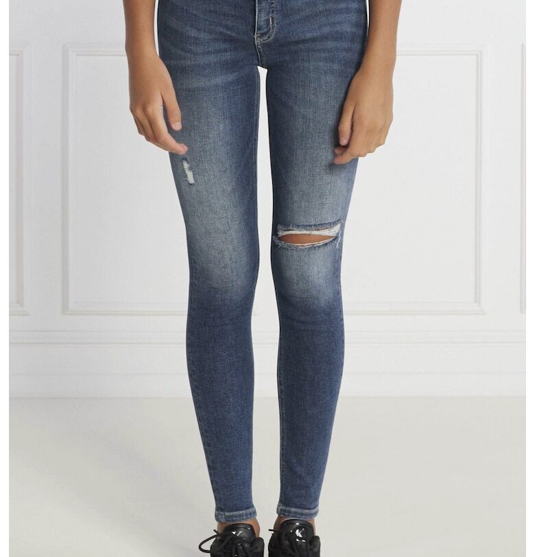 Дамски дънки  Super Skinny J20J221842 - Син CALVIN KLEIN JEANS