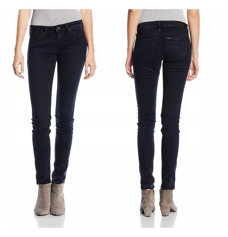 Дамски дънки -  Toxey - 1121-X - Памучни - Дълги - Petite - Дънкови - W24-L29 US - Черни Lee