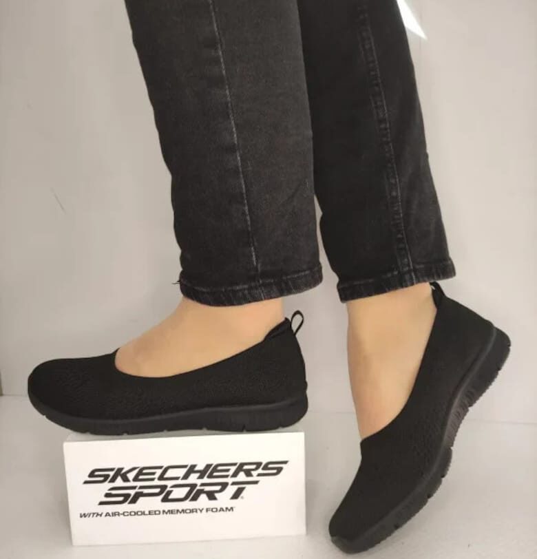 Дамски ежедневни обувки  100625 Bbk - Черни - Черен Skechers