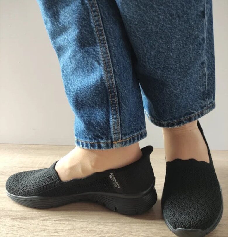 Дамски ежедневни обувки  158980 Bbk - Черни - Skechers