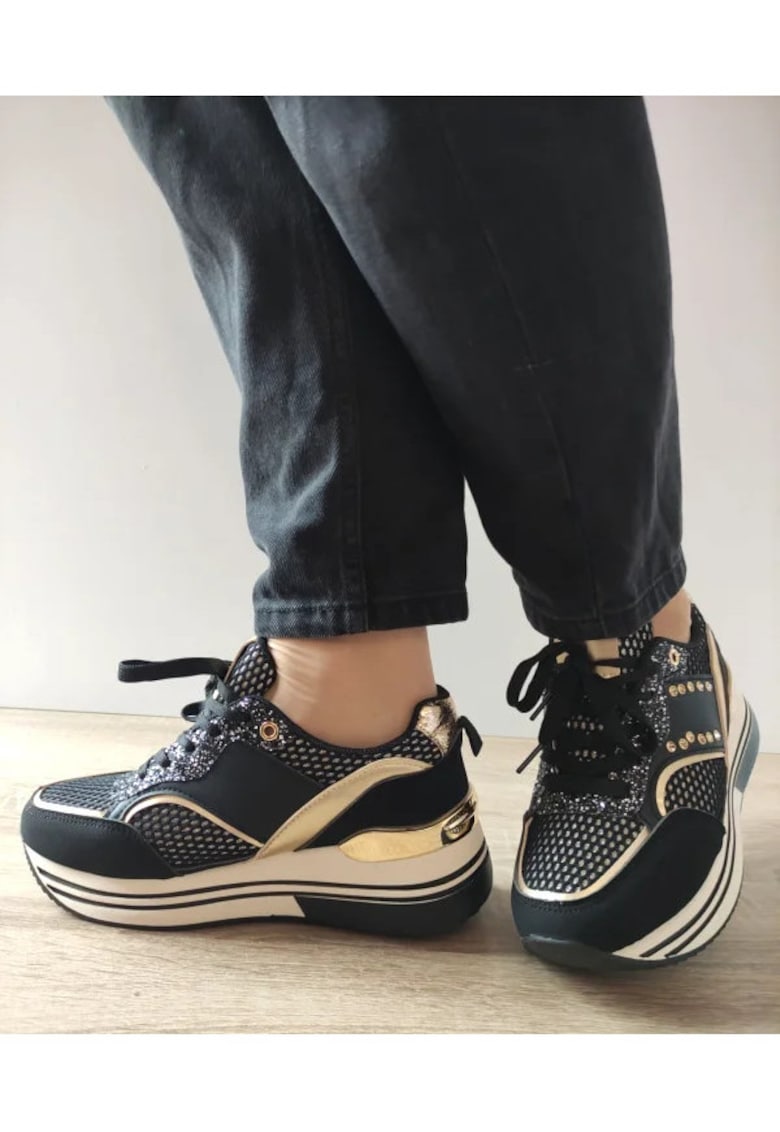 Дамски ежедневни обувки Wsc250125-1 - Черни - Черен Jomix