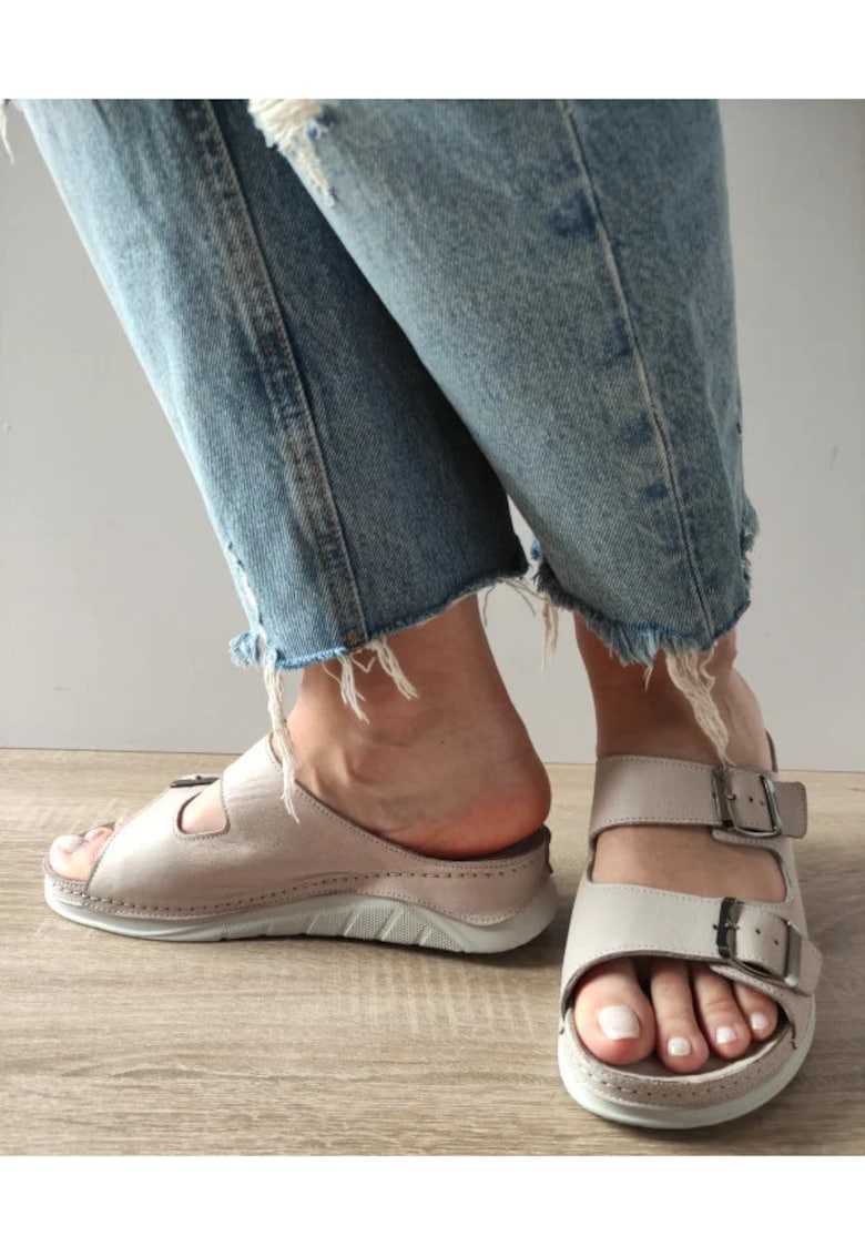 Дамски ежедневни сабо 05-6099 Бежов - Бежов - Бежов BIO FLEX