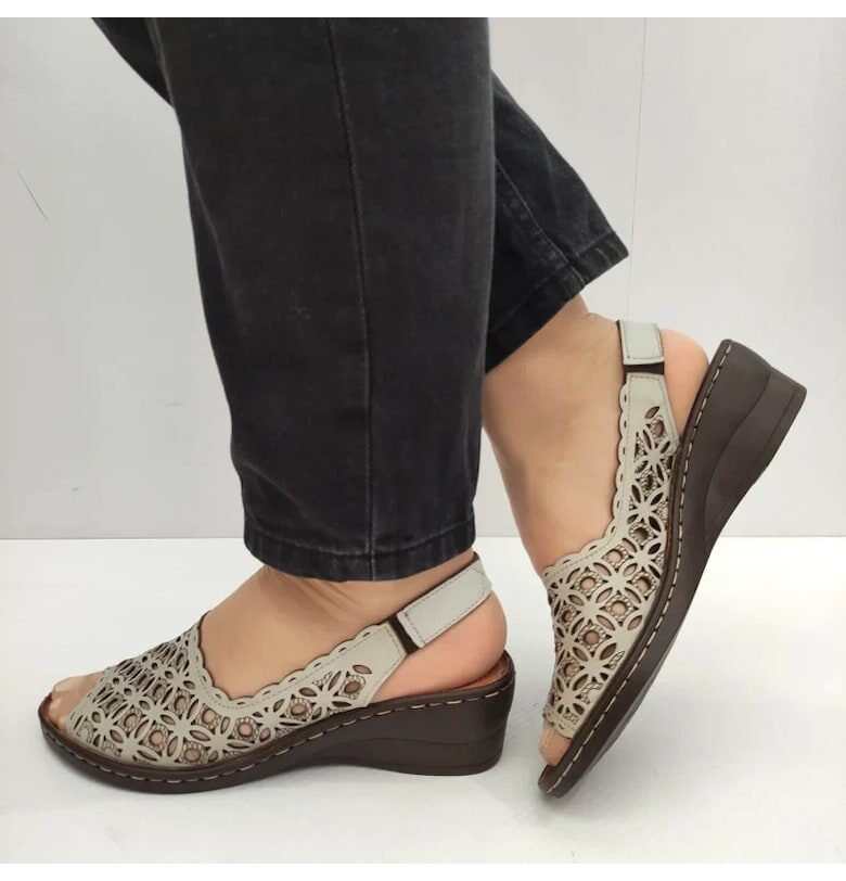 Дамски ежедневни сандали  2024-1 Сиви - Сив DOGATI