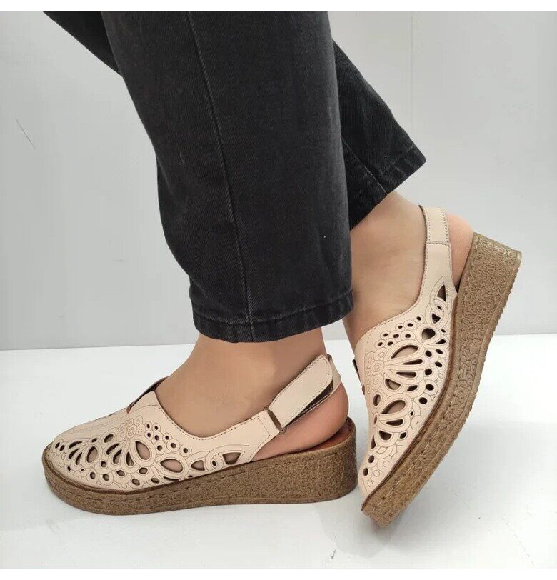 Дамски ежедневни сандали  6184-1-0 Бежов - Бежов - Бежов DOGATI