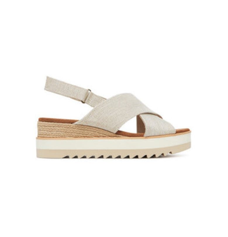 Дамски еспадрили  10021152 - Текстил - Бежов TOMS