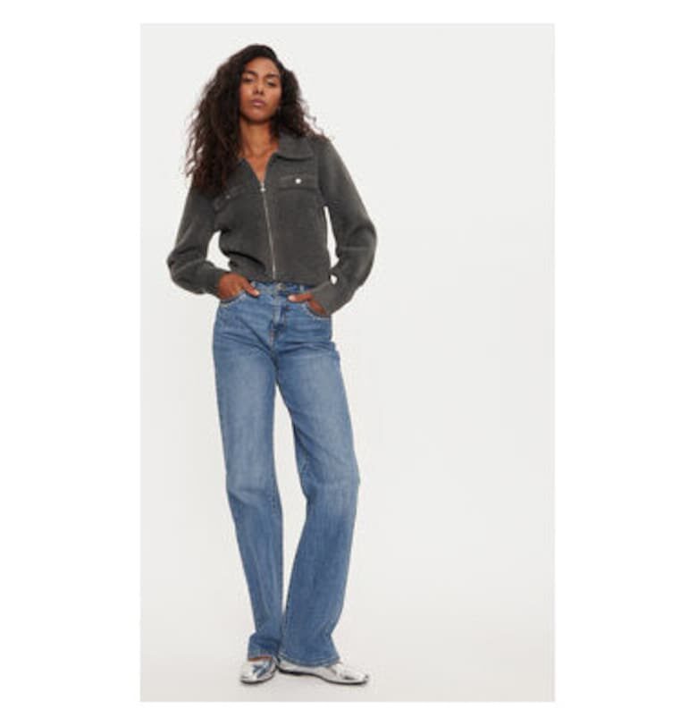 Дамски кардиган -  304481987 - Полиамид/Полиестер - XS INTL - Сив Morgan