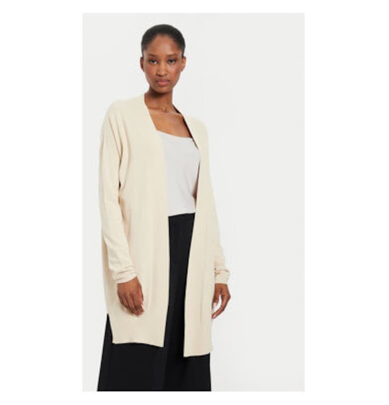 Дамски кардиган -  304656095 - Вискоза/Полиамид - Един размер INTL - Бежов kontatto