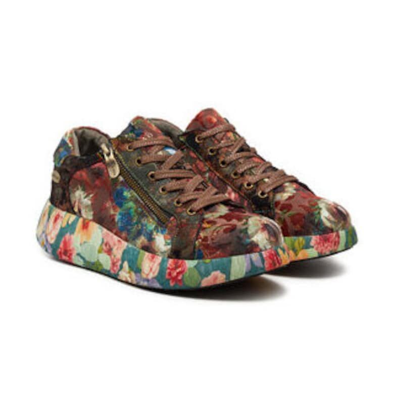 Дамски кецове -  304356469 - естествена кожа - кафяв Laura Vita