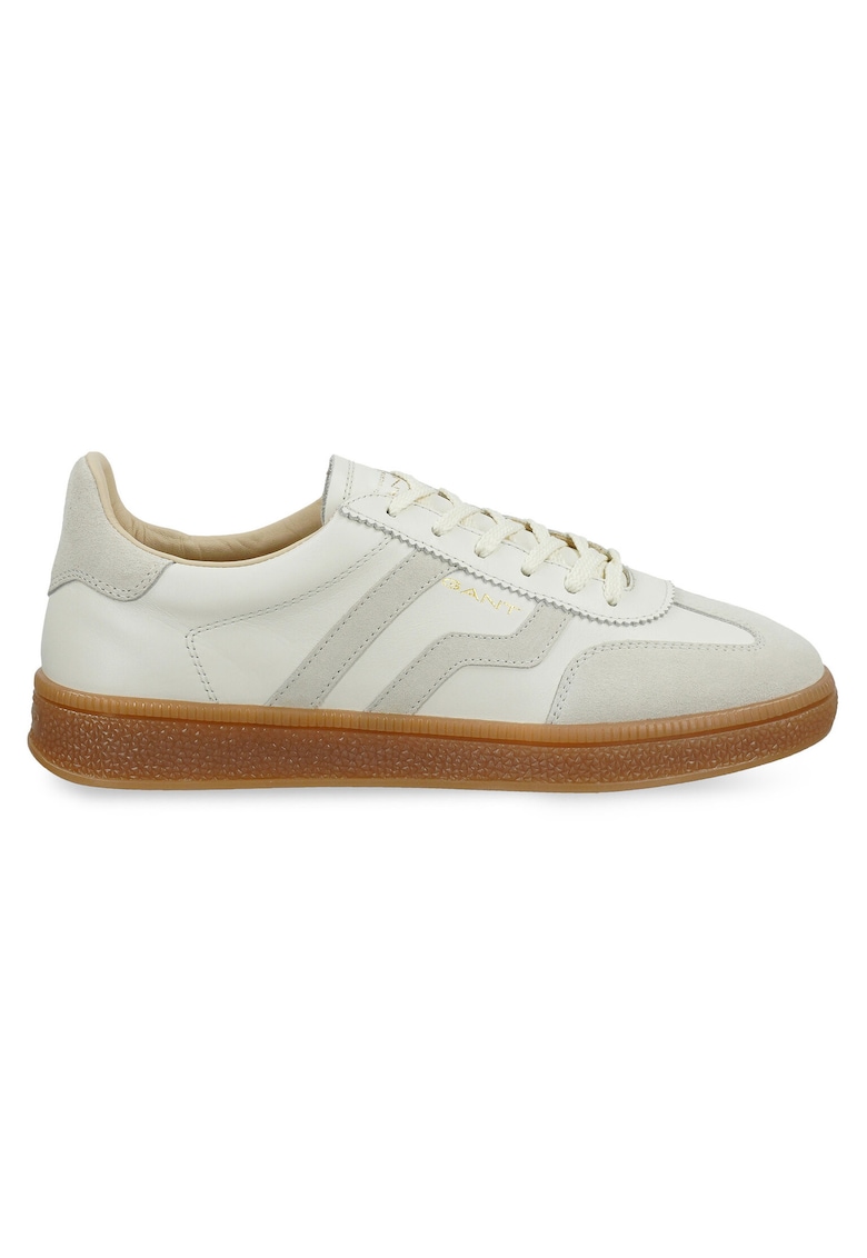 Дамски кецове - 305603081 - естествена кожа - сив Gant