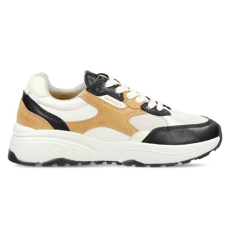 Дамски кецове -  305604682 - текстилен материал - бял/черен/кафяв - Gant