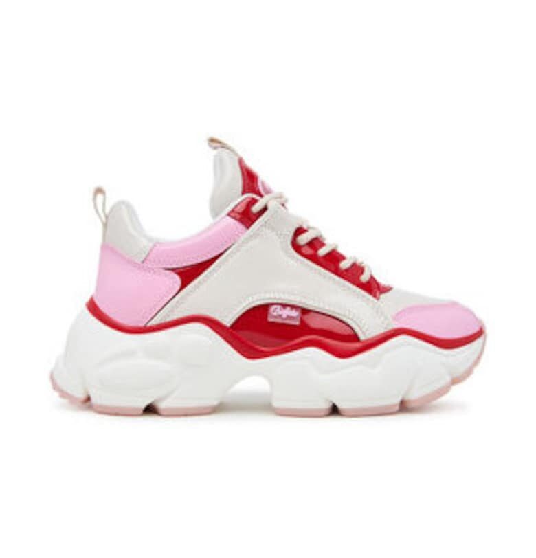 Дамски кецове -  305605917 - еко кожа - розови Buffalo