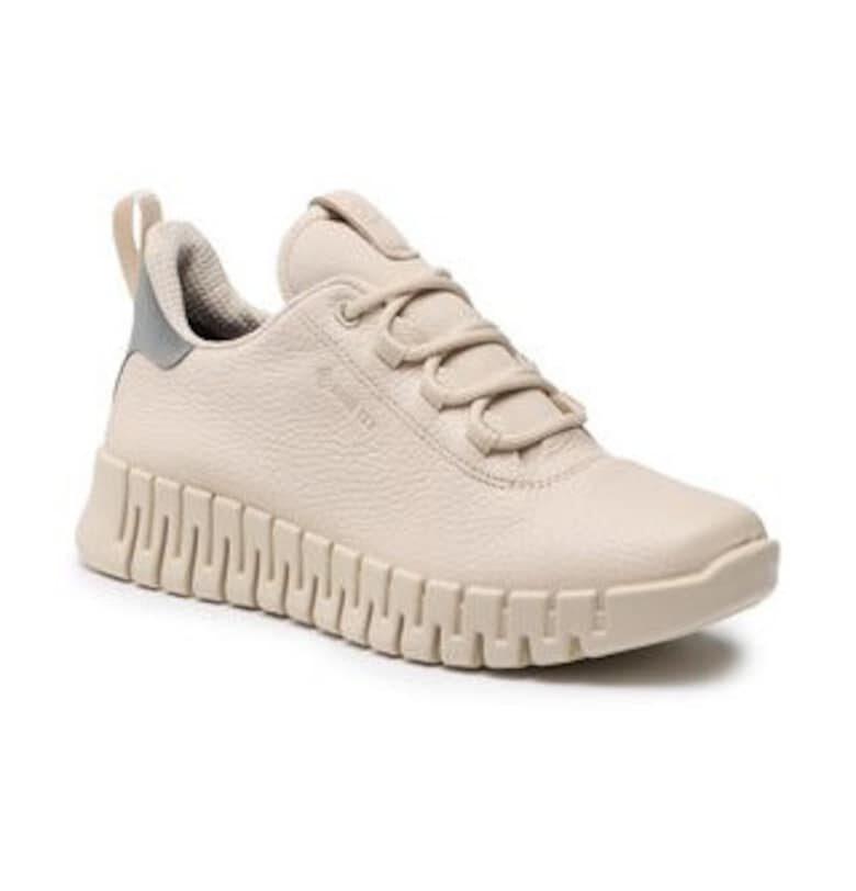 Дамски кецове  GRUUV - водоустойчиви - гъвкава подметка - естествена кожа - бежови Ecco