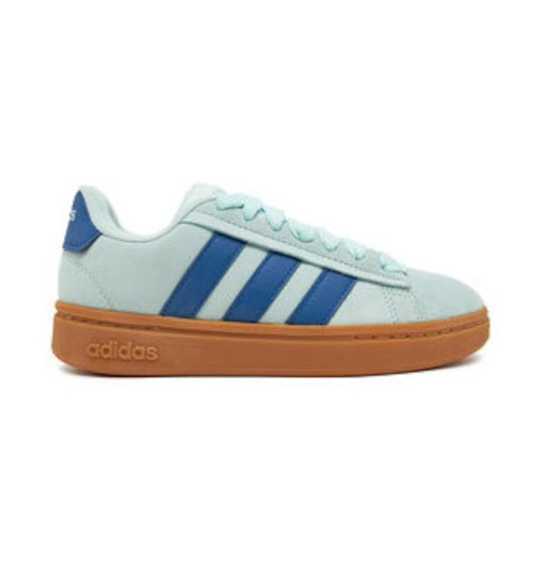 Дамски кецове  Grand Court Alpha - естествена кожа/велур - син adidas